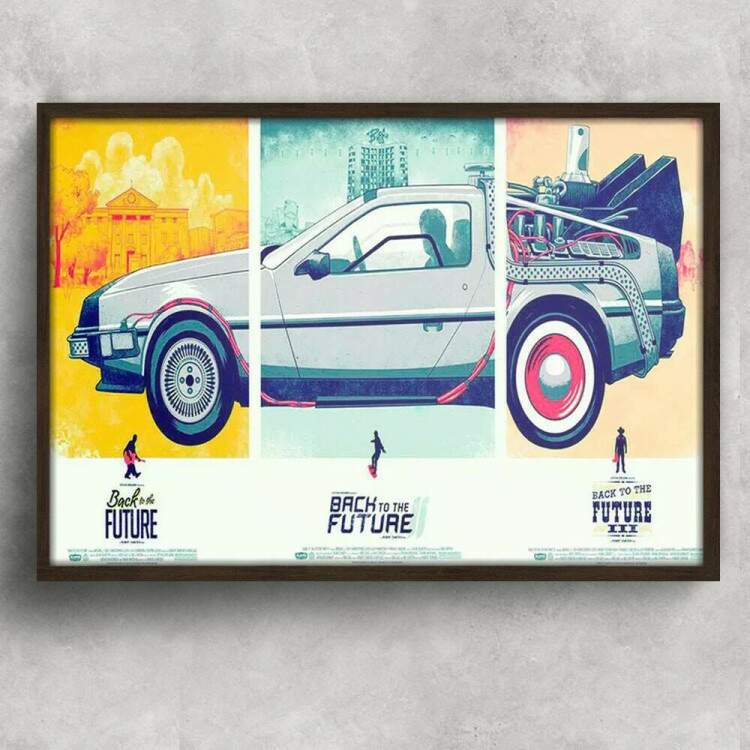 Quadro Decorativo de Volta para o Futuro 01