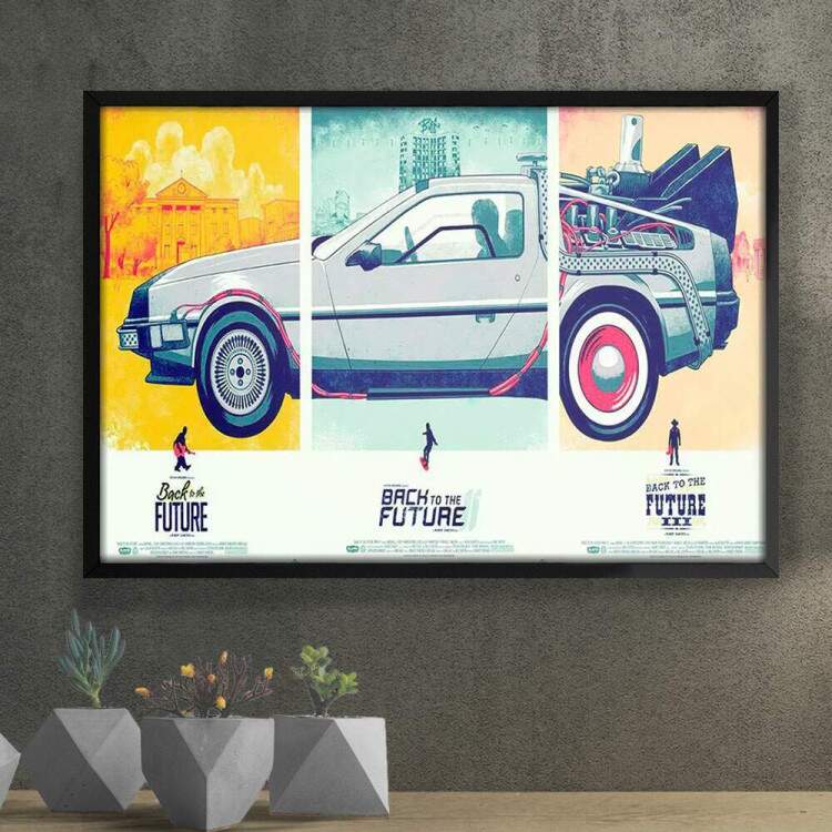 Quadro Decorativo de Volta para o Futuro 01