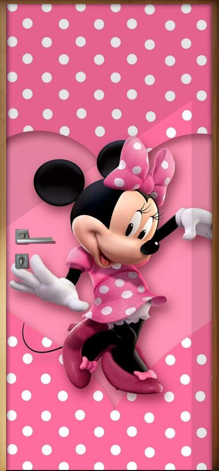Adesivo para Porta Minnie 2