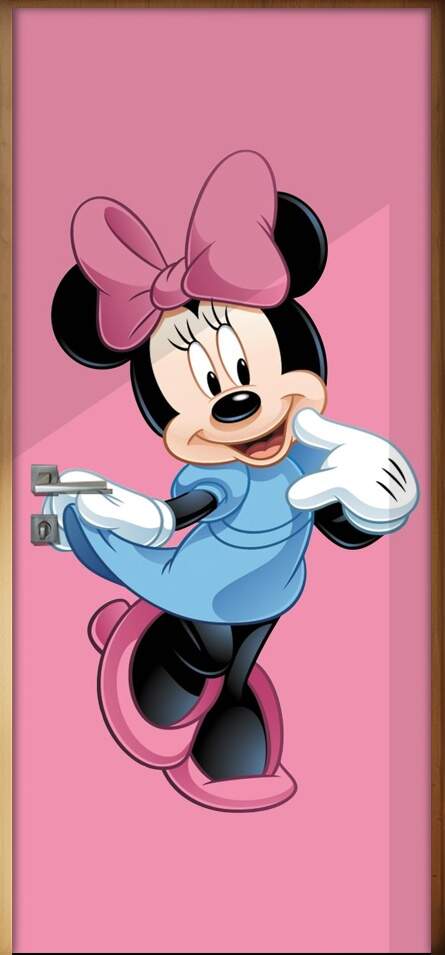 Adesivo para Porta Minnie 3