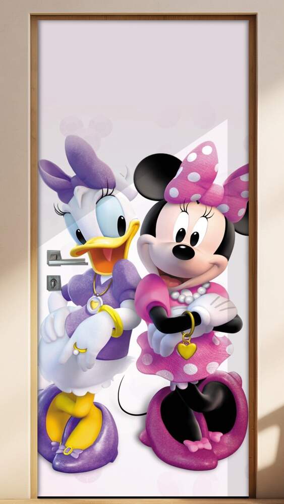 Adesivo para Porta Minnie e Margarida