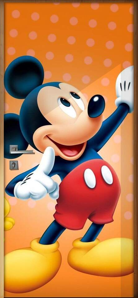 Adesivo para Porta Mickey