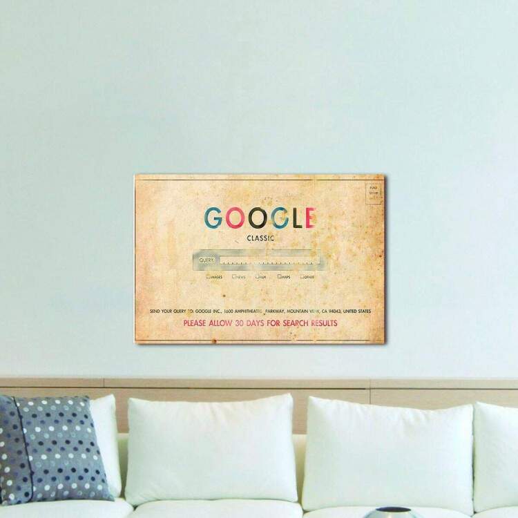 Quadro Decorativo Google Retr