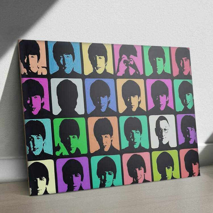 Quadro Decorativo Pop Art Beatles