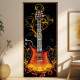 Adesivo para Porta Musica Guitarra