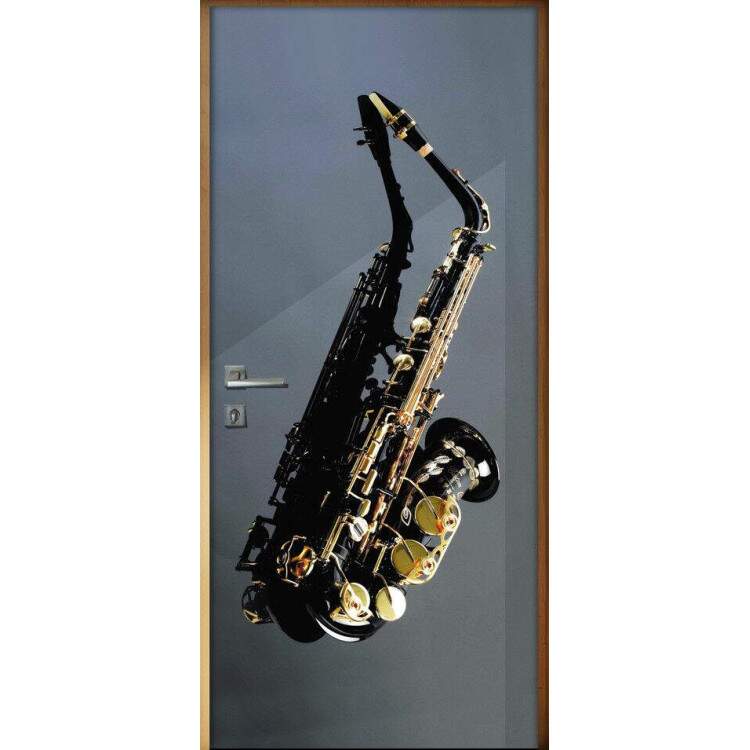 Adesivo para Porta Musica Saxofone