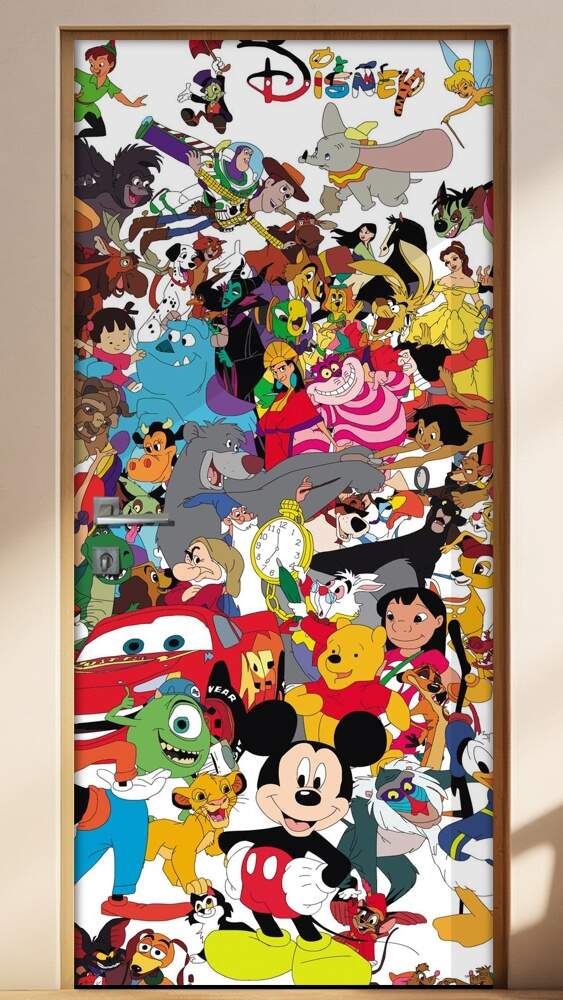 Adesivo para Porta Infantil Turma da Disney
