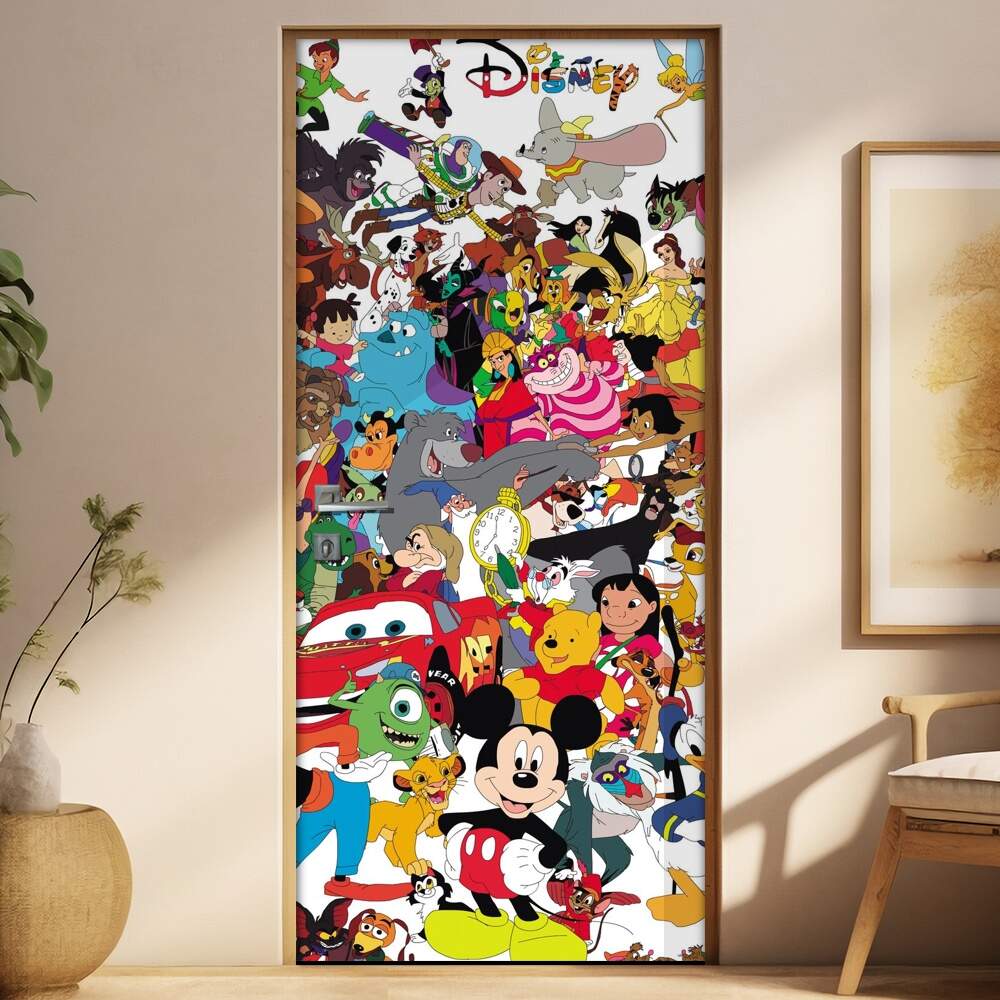 Adesivo para Porta Infantil Turma da Disney
