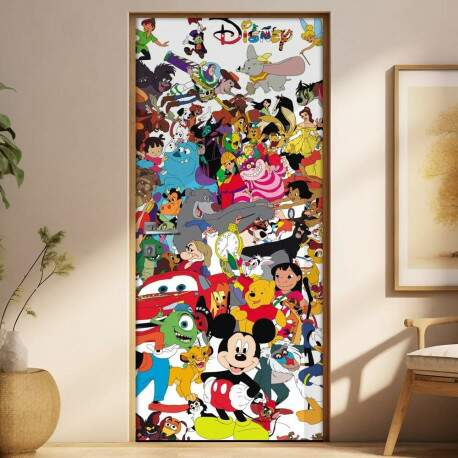 Adesivo para Porta Infantil Turma da Disney
