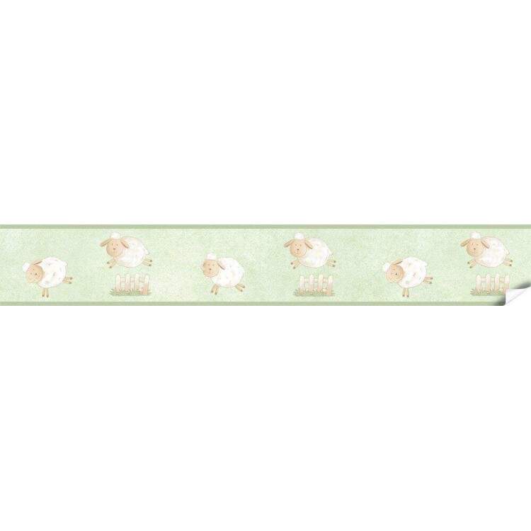 Adesivo decorativo faixa Ovelhinhas Pulando