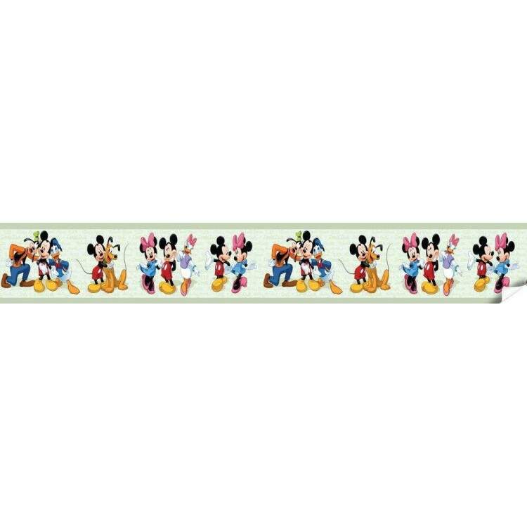 Adesivo decorativo faixa Mickey e sua turma 3