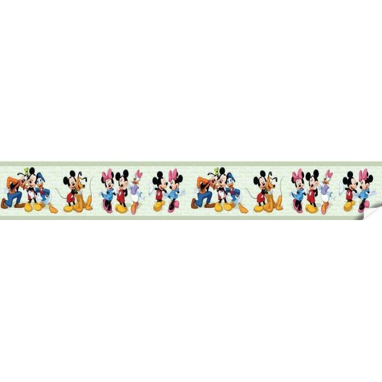 Adesivo decorativo faixa Mickey e sua turma 3