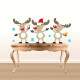 Adesivo de Parede Decorativo Alces de Natal