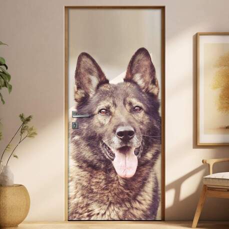 Adesivo Para Porta Animais Pastor Alemo Mod. 20