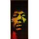 Adesivo Para Porta Personalidades Jimi Hendrix 2