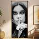 Adesivo Para Porta Personalidades Ozzy Osbourne