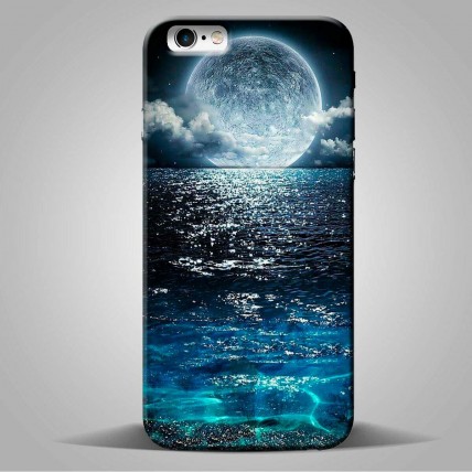 Capa para Celular Lua e Mar