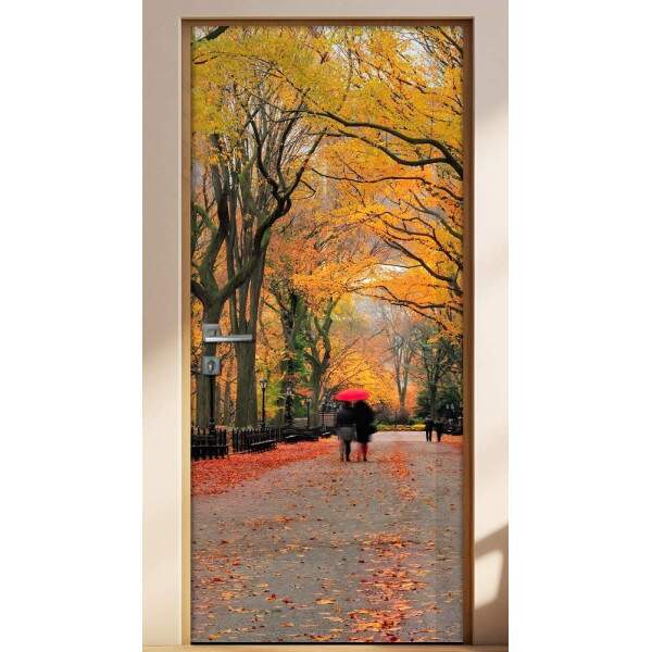 Adesivo Para Porta Pontes E Estradas Central Park