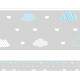 Faixa Decorativa Infantil Nuvens 02