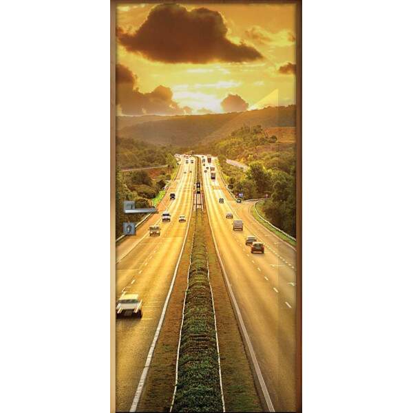 Adesivo Para Porta Pontes E Estradas Porta Na Rodovia