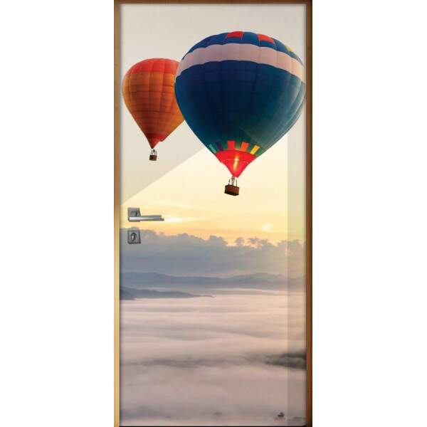 Adesivo Para Porta Paisagens Balo 3