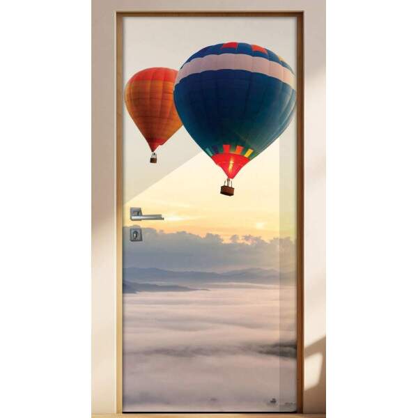Adesivo Para Porta Paisagens Balo 3
