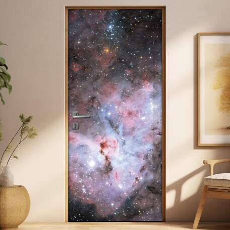 Adesivo Para Porta Paisagens Nebulosa 1