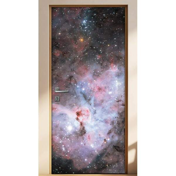 Adesivo Para Porta Paisagens Nebulosa 1
