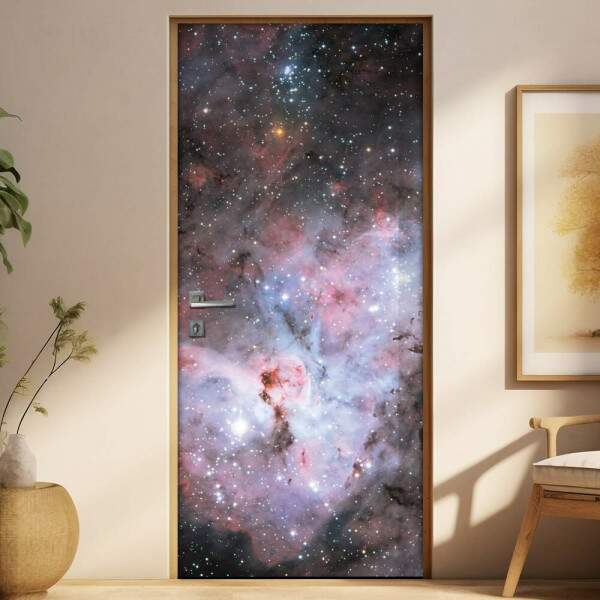 Adesivo Para Porta Paisagens Nebulosa 1