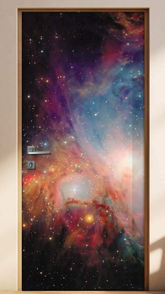 Adesivo Para Porta Paisagens Nebulosa 2