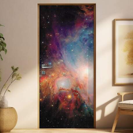 Adesivo Para Porta Paisagens Nebulosa 2