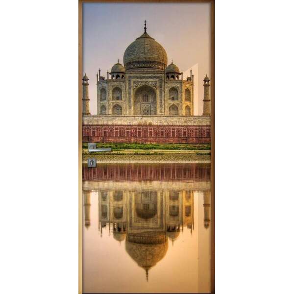 Adesivo Para Porta Paisagens Taj Mahal