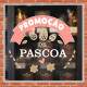 Adesivo para Vitrine Promo��o P�scoa 14