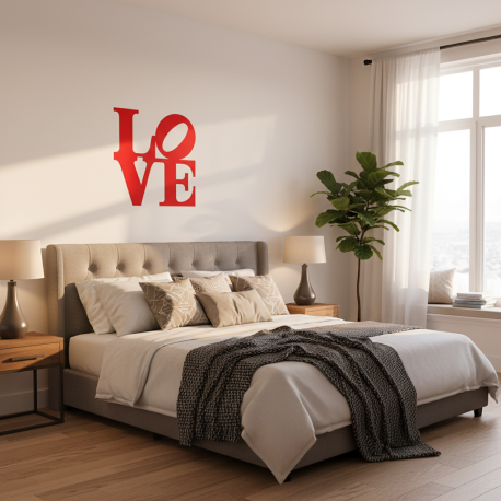 Adesivo de Parede Cabeceira Love Mod. 8