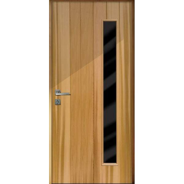 Adesivo para Porta Tema Madeira com Vidro 03