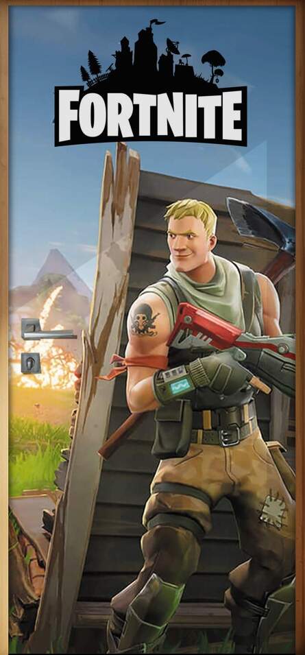 Adesivo para Porta Games Fortnite 06