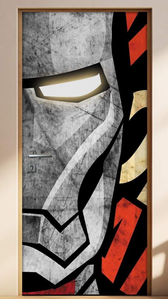 Adesivo Para Porta Filme Iron Man 2