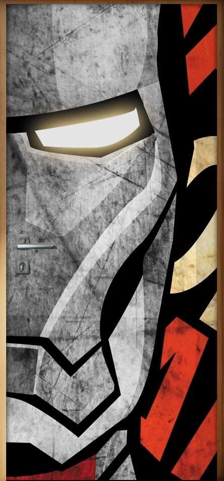 Adesivo Para Porta Filme Iron Man 2