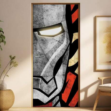 Adesivo Para Porta Filme Iron Man 2