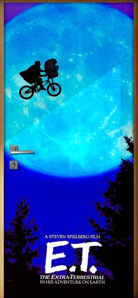 Adesivo Para Porta Et Extra Terrestre