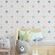 Papel de Parede Infantil Mod - 260 Bolinhas Azuis