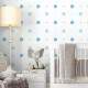 Papel de Parede Infantil Mod - 260 Bolinhas Azuis