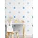 Papel de Parede Infantil Mod - 260 Bolinhas Azuis
