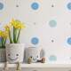 Papel de Parede Infantil Mod - 260 Bolinhas Azuis