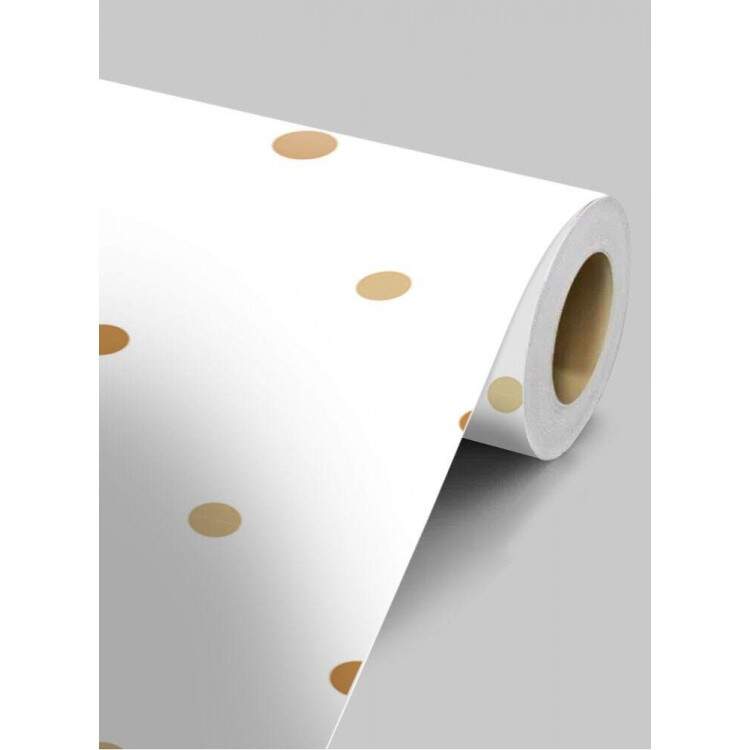 Papel de Parede Infantil Mod - 263 Bolinhas Amarelas