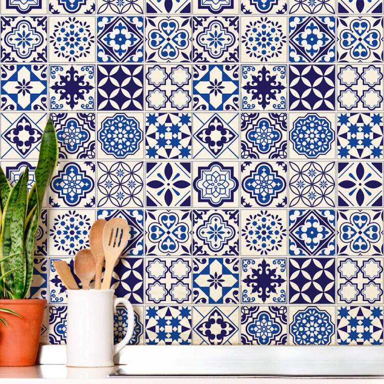 Papel de Parede Ladrilho Mod 128