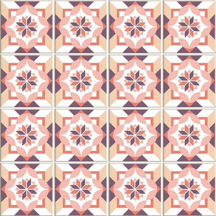 Adesivos de Azulejos Ladrilhos Hidrulicos Modelo 93