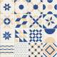 Adesivos de Azulejos Ladrilhos Hidr�ulicos Modelo 121