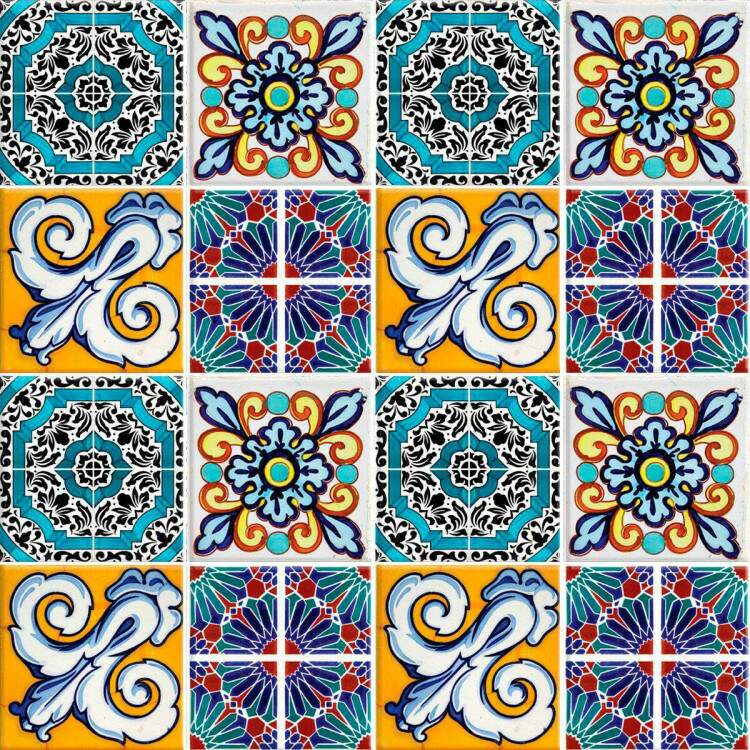 Adesivos de Azulejos Ladrilhos Hidrulicos Modelo 16
