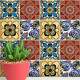 Adesivos de Azulejos Ladrilhos Hidr�ulicos Modelo 17